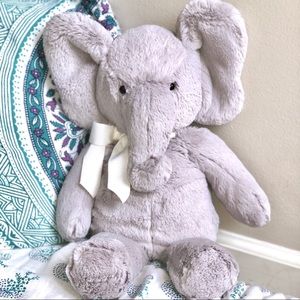 New Pottery Barn Elephant Plush - Size Med